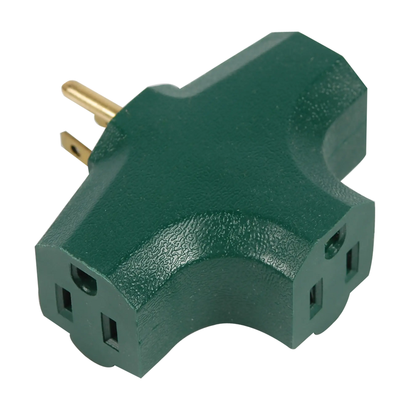 15 amp, 120v T-Triple Adapter