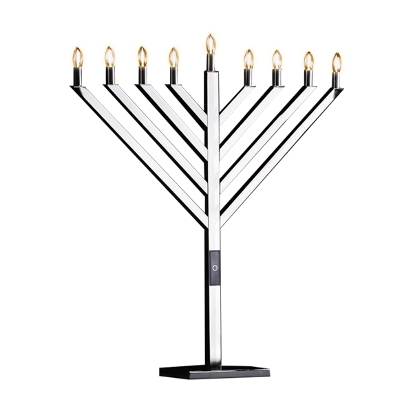 3' Steel Menorah