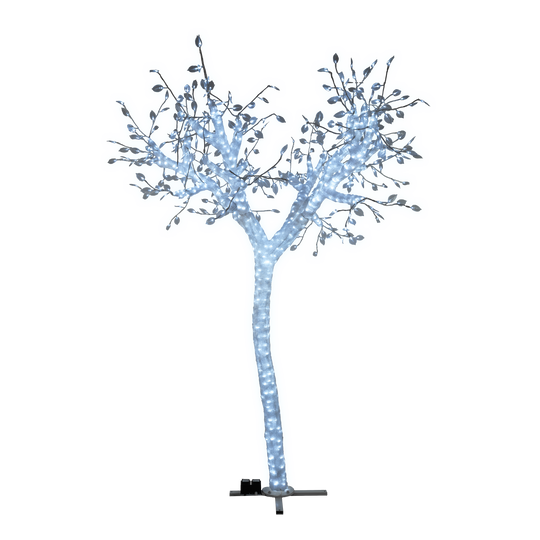 Acrylic Acacia Tree w- Cool White LED Lights