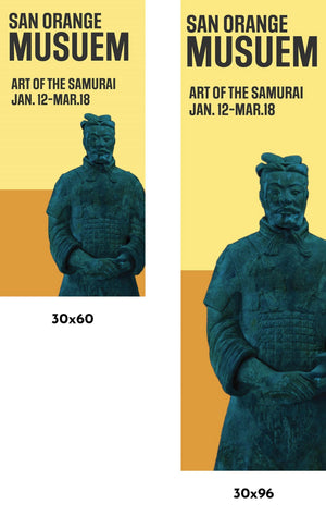 Art of the Samurai Single Vinyl Banner