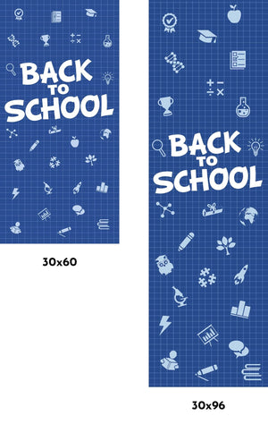 Back to School Single Vinyl Banner