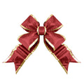 Burgundy Structural Bow with Gold Trim 36