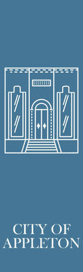 Image of a blue and white banner with the text
