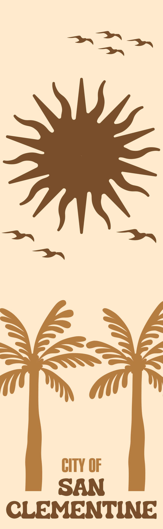 City of Clementine Single Vinyl Banner