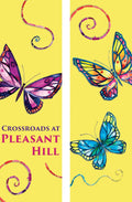 Colorful Butterflies Double Vinyl Banner Set