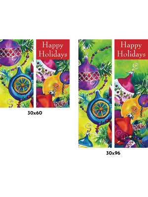 Colorful Ornament Double Vinyl Banner Set