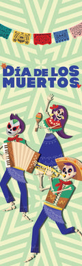 A Dia de los Muertos banner with the text