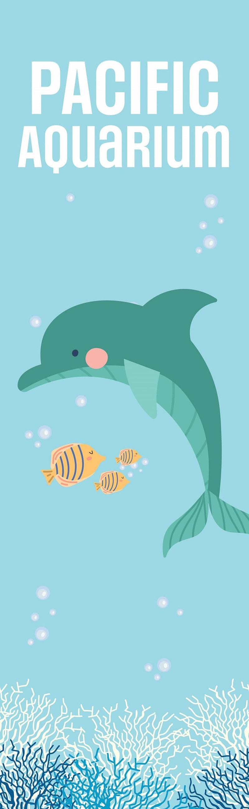 Dolphin Aquarium Single Vinyl Banner