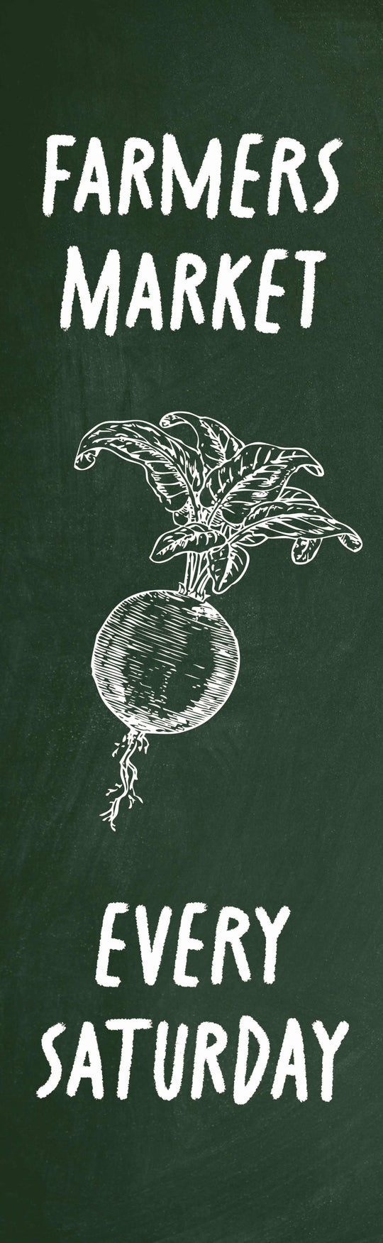 Farmers Market - Beetroot Single Vinyl Banner