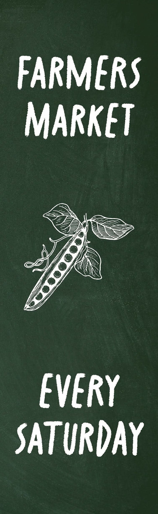 Farmers Market - Peas Single Vinyl Banner