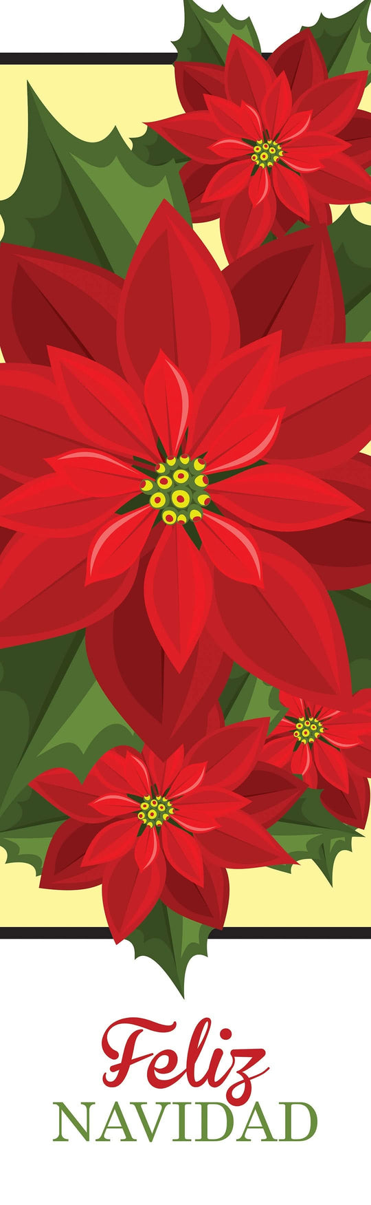 Feliz Navidad Single Vinyl Banner