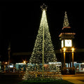 Dekra-Lite Flag Pole Tree of Lights display