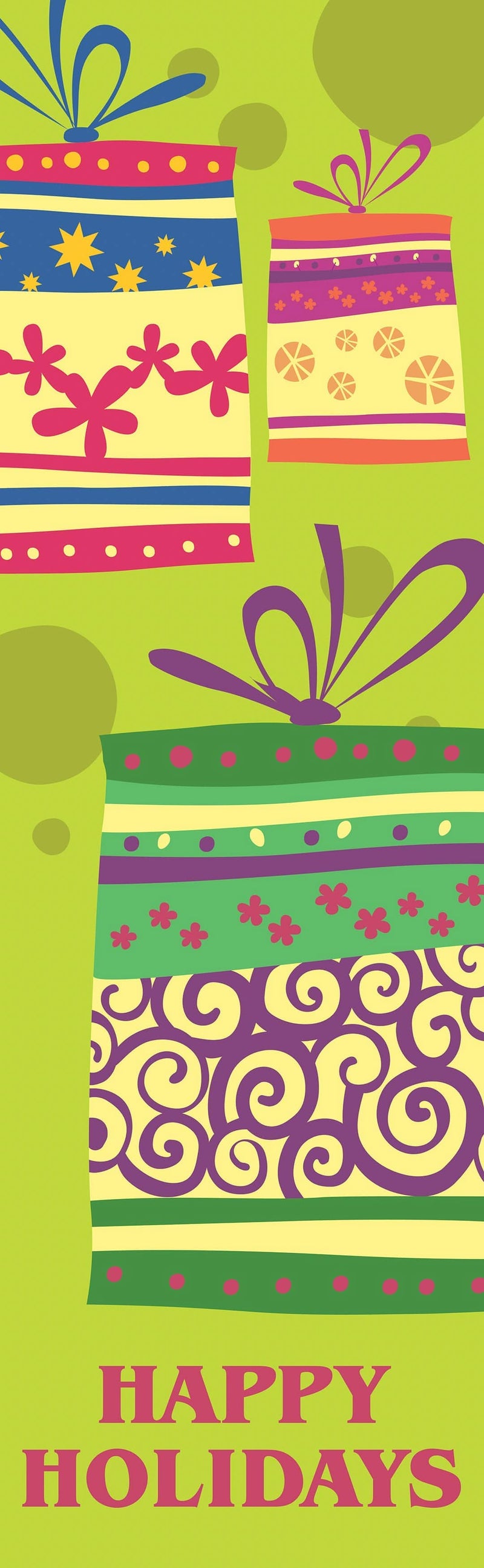 Gift Giving Single Vinyl Banner