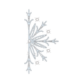 Dekra-Lite 5.5' Half Snowflake LED Pole Mount