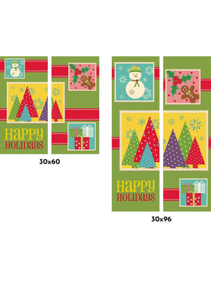 Holiday Stamps Double Vinyl Banner Set