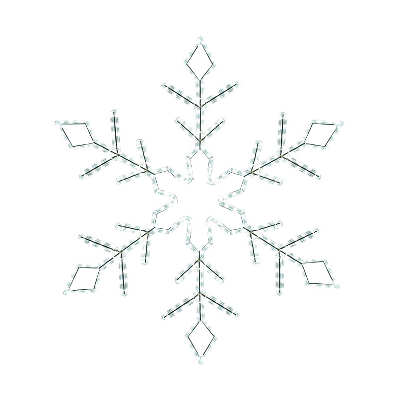 LED Ropelight Branch Snowflake
