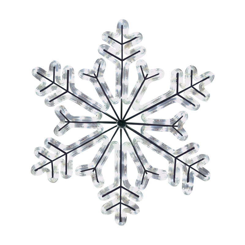 LED Ropelight Crystal Snowflake