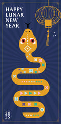 2025 Lunar New Year Single Vinyl Banner