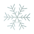 Dekra-Lite Majestic Snowflake LED Ropelight Pole Mount