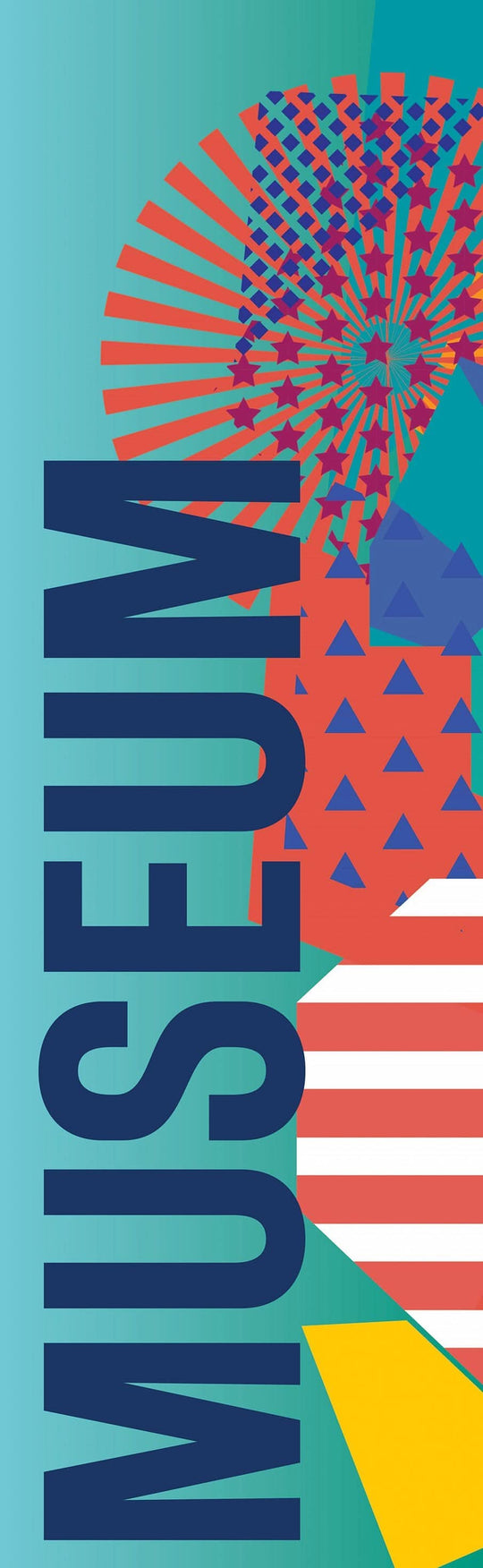 Modern Art Musuem - Blue Single Vinyl Banner