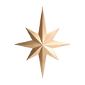 Dekra-Lite Gold Satin Moravian Star