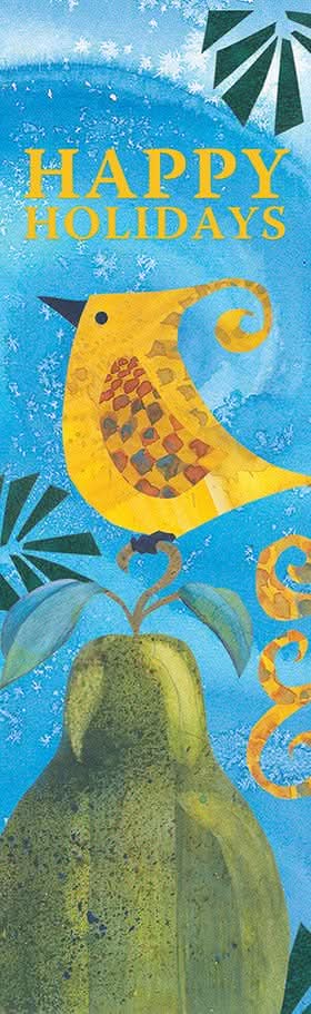 Partridge & Pear Single Vinyl Banner