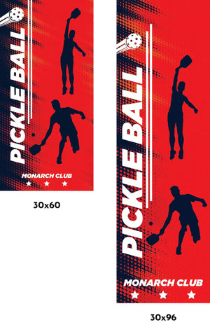 Pickle Ball Single Vinyl Banner