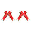 Red Structural Bow with Gold Trim 15