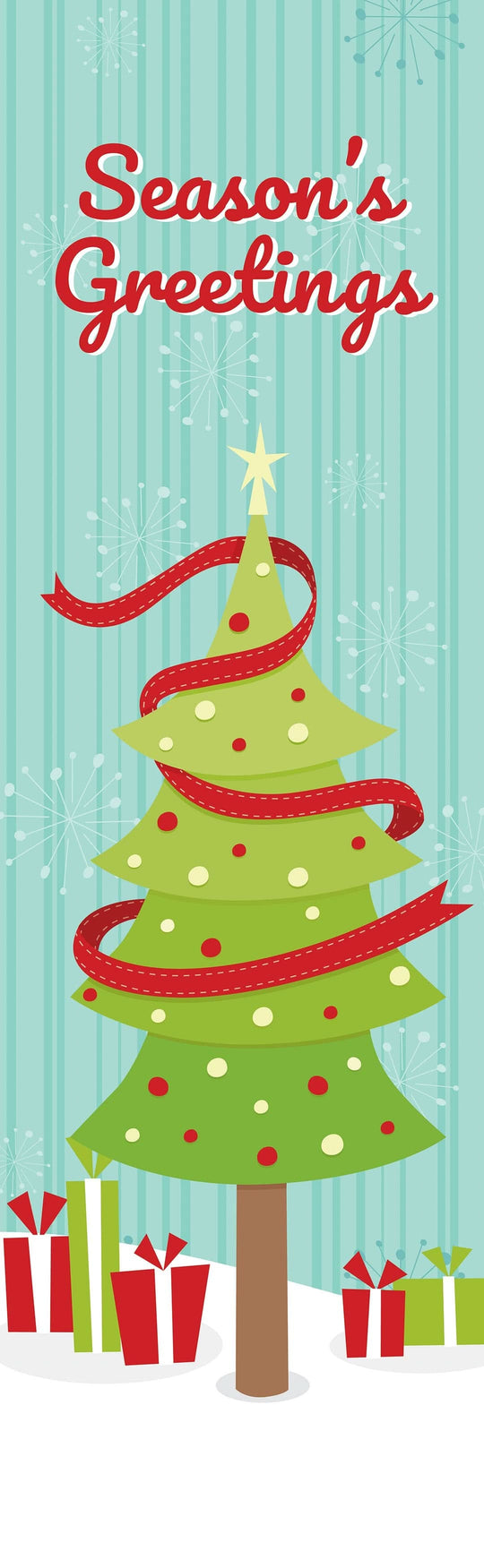 Ribbon Tree Single Vinyl Banner