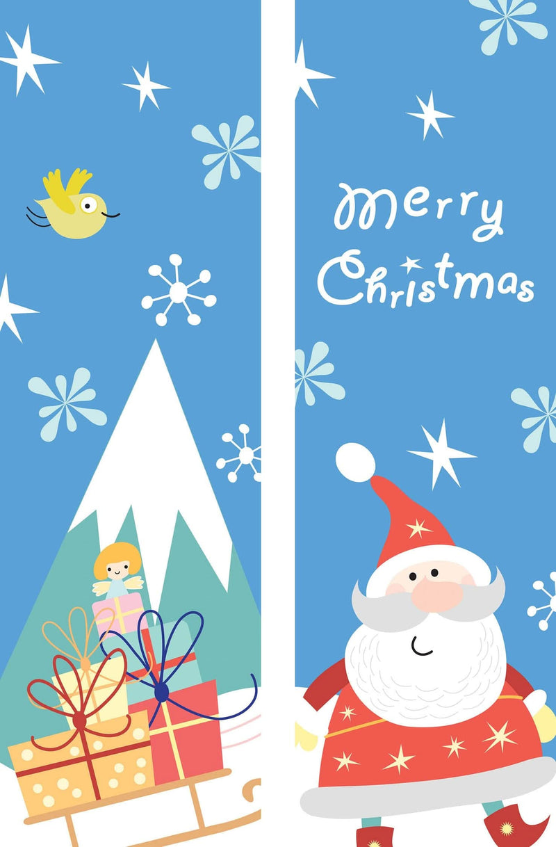 Santa & Sleigh Double Vinyl Banner Set