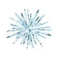 Dekra-Lite Cool White Snowfall Tree Topper