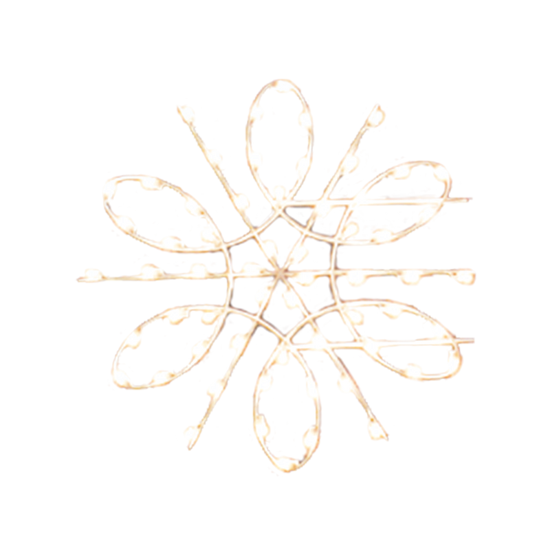 Spiral Snowflake LED Pole Mount