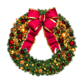 Dekra-Lite Traditional Tidings Pre Decorated Wreath