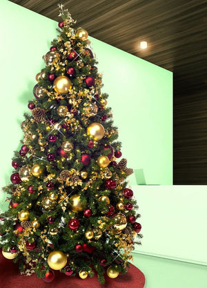 Traditional Tidings Pre-Decorated Trees