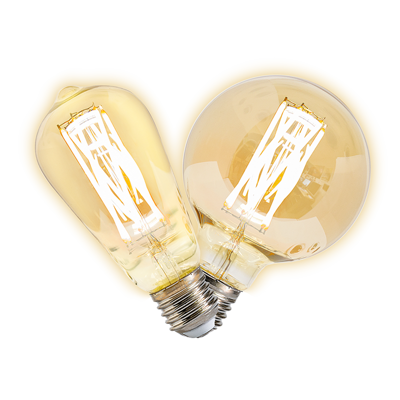 Vintage LED Bulbs with 6 LEDs