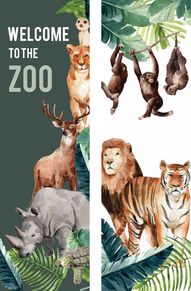Welcome to the Zoo Double Vinyl Banner – Dekra-Lite