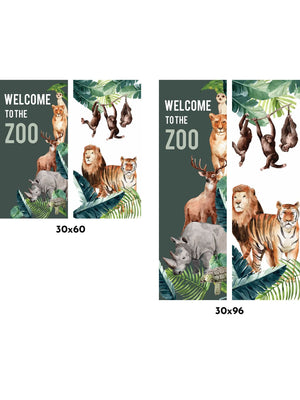 Welcome to the Zoo Double Vinyl Banner