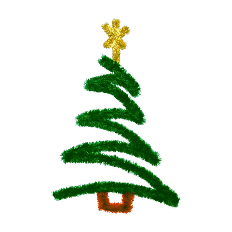 Zig Zag Tree LED Pole Mount