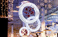 Dekra-Lite Cool White Hanging Waterloo Rings Display