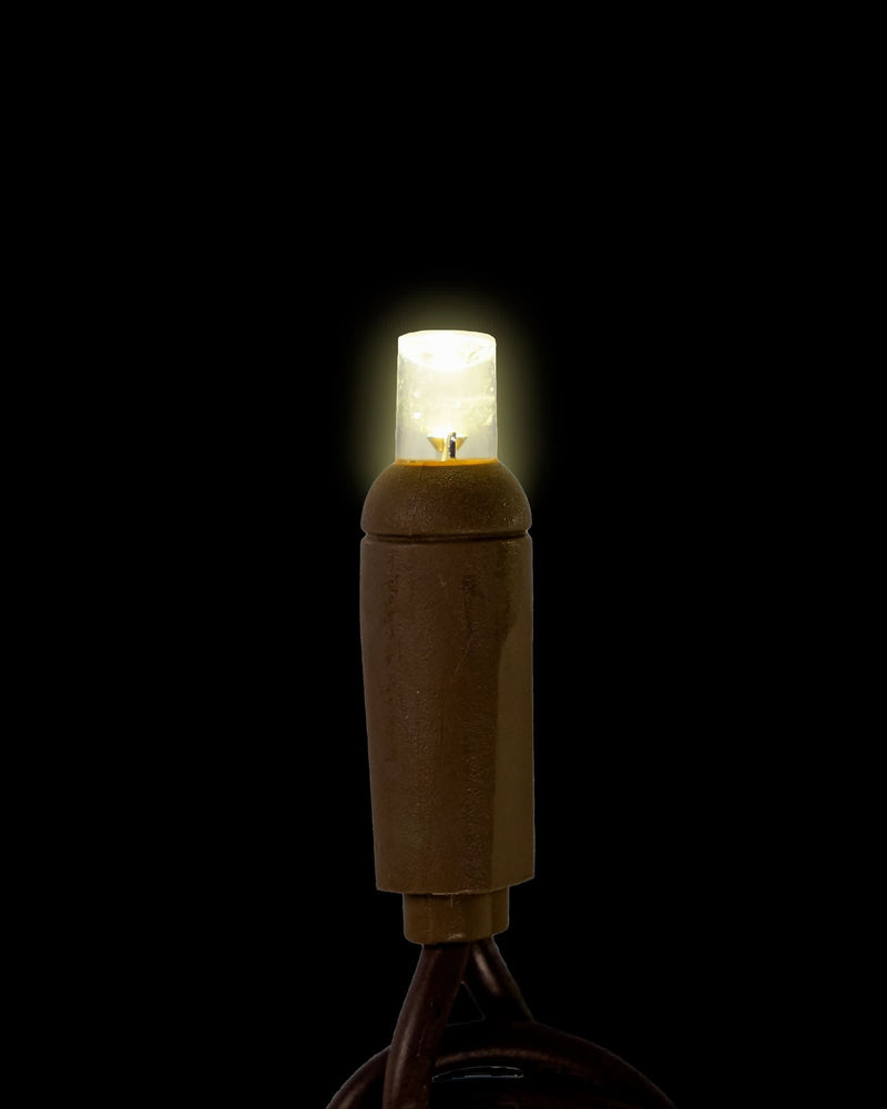 5mm Reflective LED Mini Lights with Brown Wire