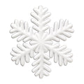 Dekra-Lite Frosted White Iced Flat Snowflakes 9