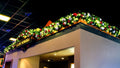 Dekra-Lite 10' Candy Cane Pre-Decorated Garland on Walls