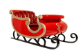 Dekra-Lite Cherry Red Santa Claus Monogram Sleigh