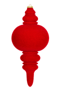 Dekra-Lite Red Flocked Finial