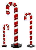 Dekra-Lite Giant Fiberglass Candy Canes All Sizes