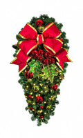 Dekra-Lite Holly Leaf Holiday Pre-Decorated Spray