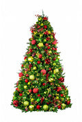 Dekra-Lite Holly Leaf Holiday Pre-Decorated Trees