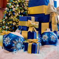 Dekra-Lite Large Blue LED Lit Snowflake Ornament Prop Display