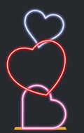 Dekra-Lite Illuminated Hearts Stack