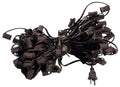 Dekra-Lite 25' C7 Light Strand, Brown Wire